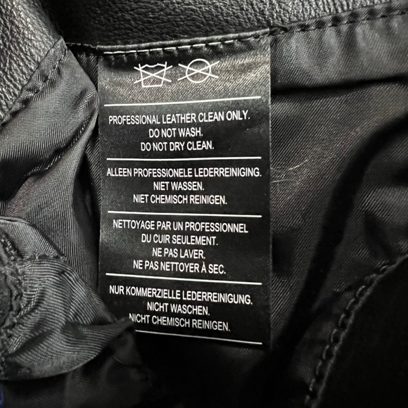 Harley-Davidson Black Leather Studded Chaps - Picture 12 of 14